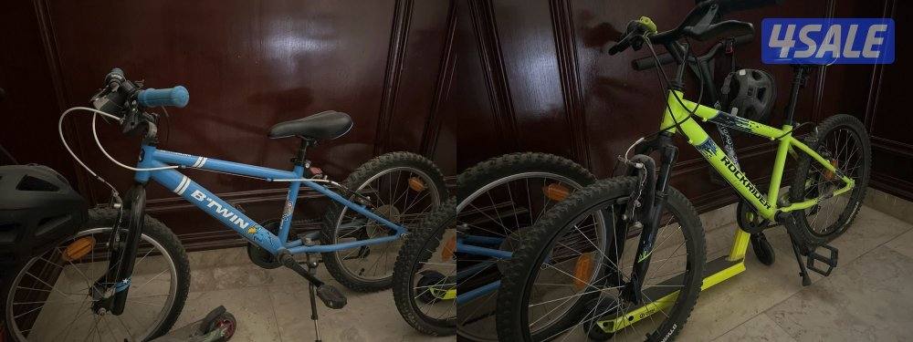 Decathlon 20” Kids Bikes Bundle: Rockrider + Btwin KWD 800