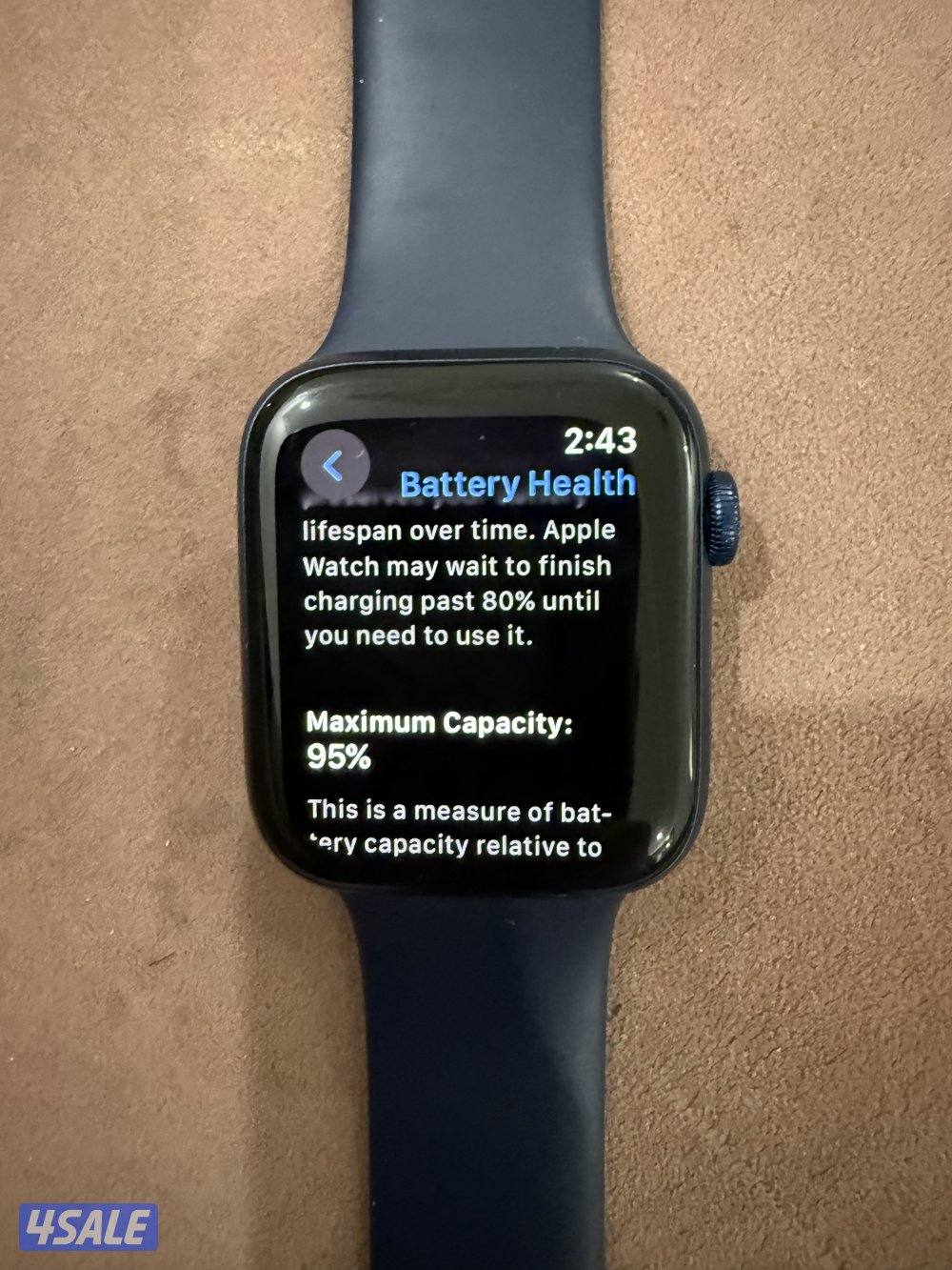 ساعة أبل Series 6 نفس الجديد مقاس 443