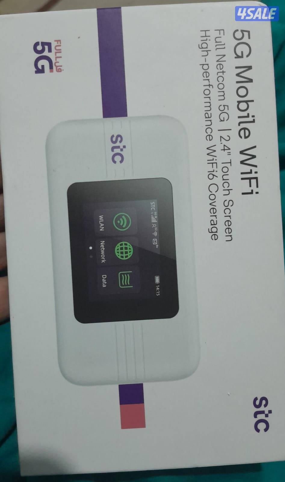 راوتر  Stc 5G شاشة تاتش جديد لم يستخدم إطلاقا بالكرتونة0