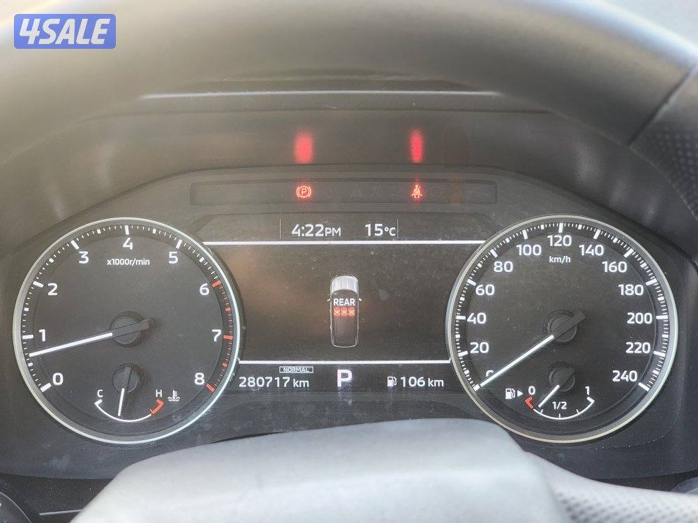 ميتسوبيشي أوتلاندر موديل 2023 شرط الفحص عداد ٢٨٠ ألف سرفس منتظم12