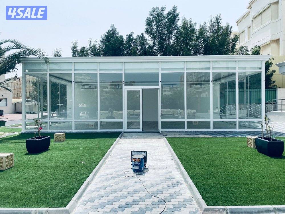 تفصيل مظلات ودواوين زجاج وجلسات خارجيه2