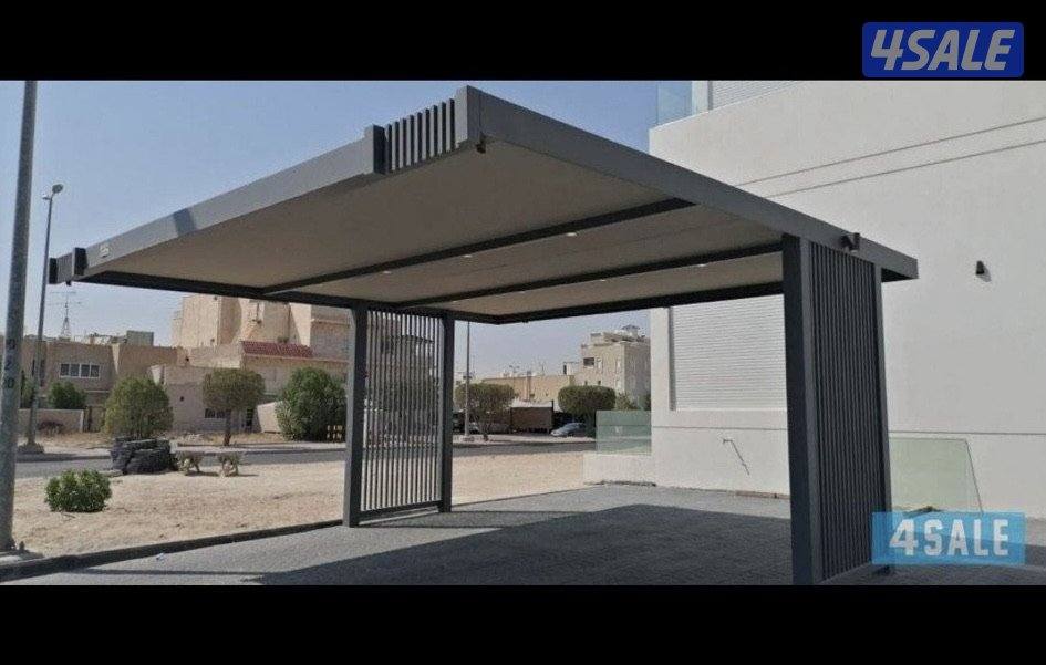 تفصيل مظلات ودواوين زجاج وجلسات خارجيه3