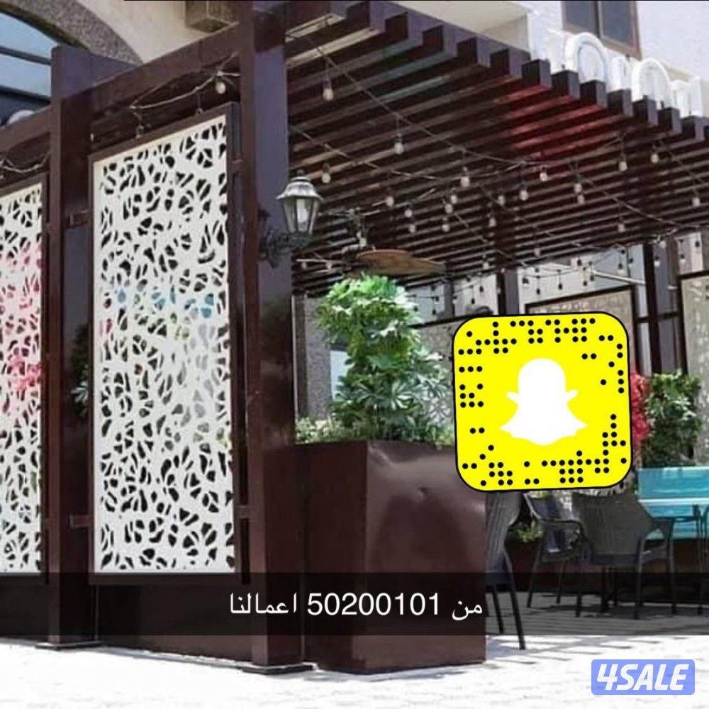 تفصيل مظلات ودواوين زجاج وجلسات خارجيه5