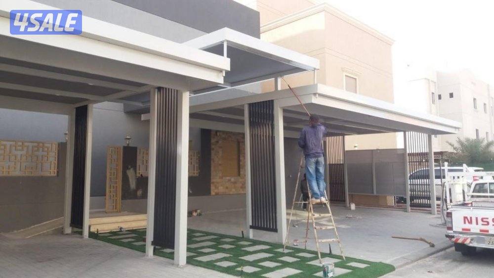 تفصيل مظلات ودواوين زجاج وجلسات خارجيه6