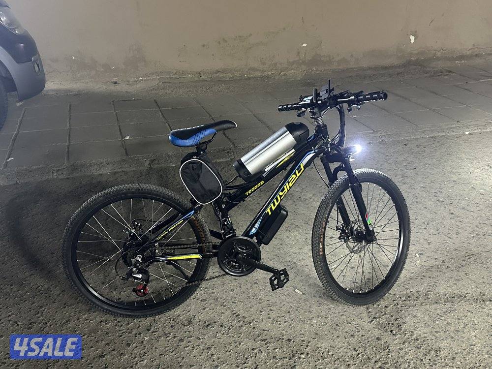 دراجة كهربائية وهوائية المنيوم خفيفة وزن0