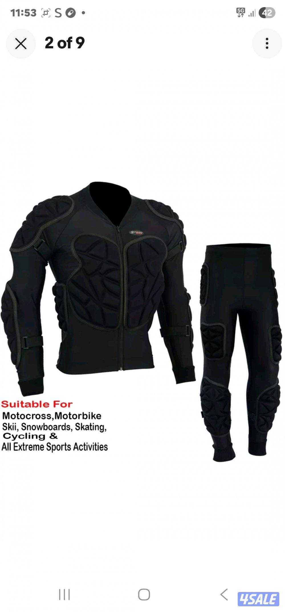 للبيع بدلة حمايه للجسم4