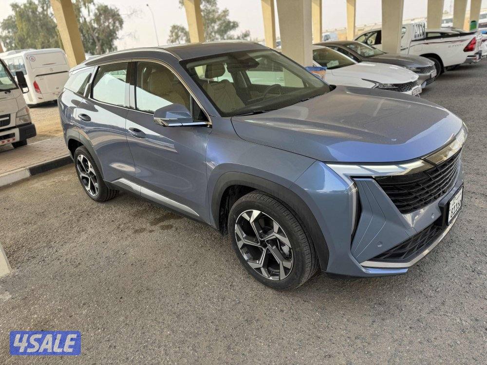 جيلي 2025 شرط فحص قير مكينه شاصي بدي قطعتين كبوت و مدقر ممشي 15 الف5