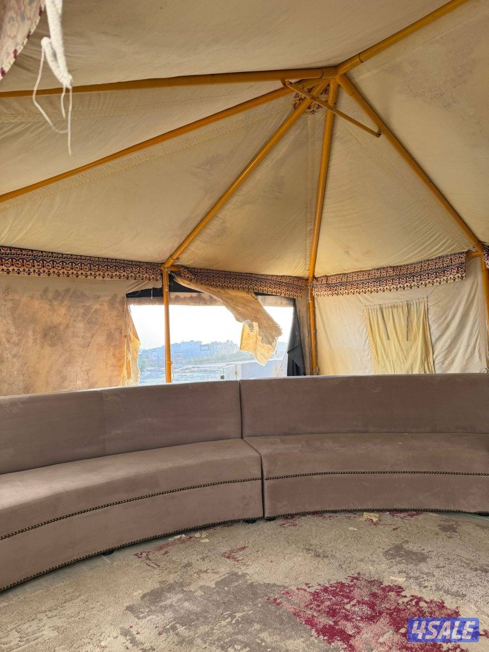 للبيع خيمة البصمان 7×44