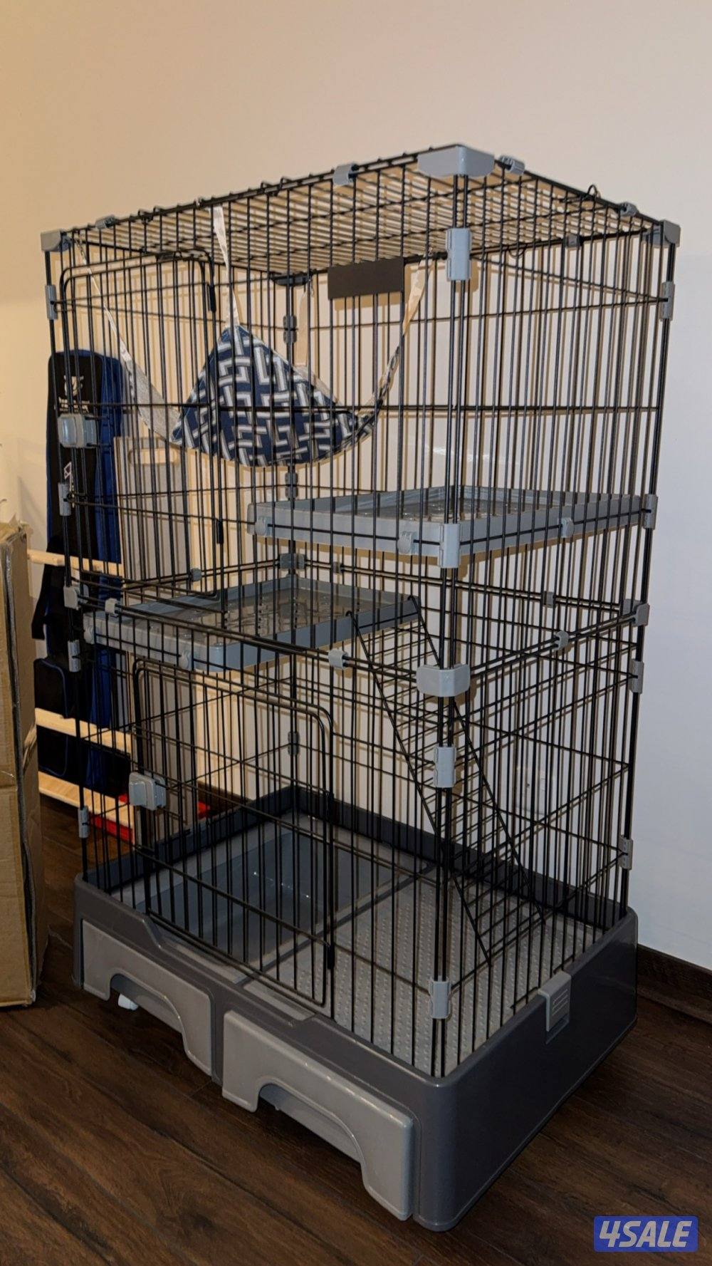 اقفاص ( cages ) قطط و ينفع لحيوانات الشنشلا الاقفاص جديده بالكرتون0