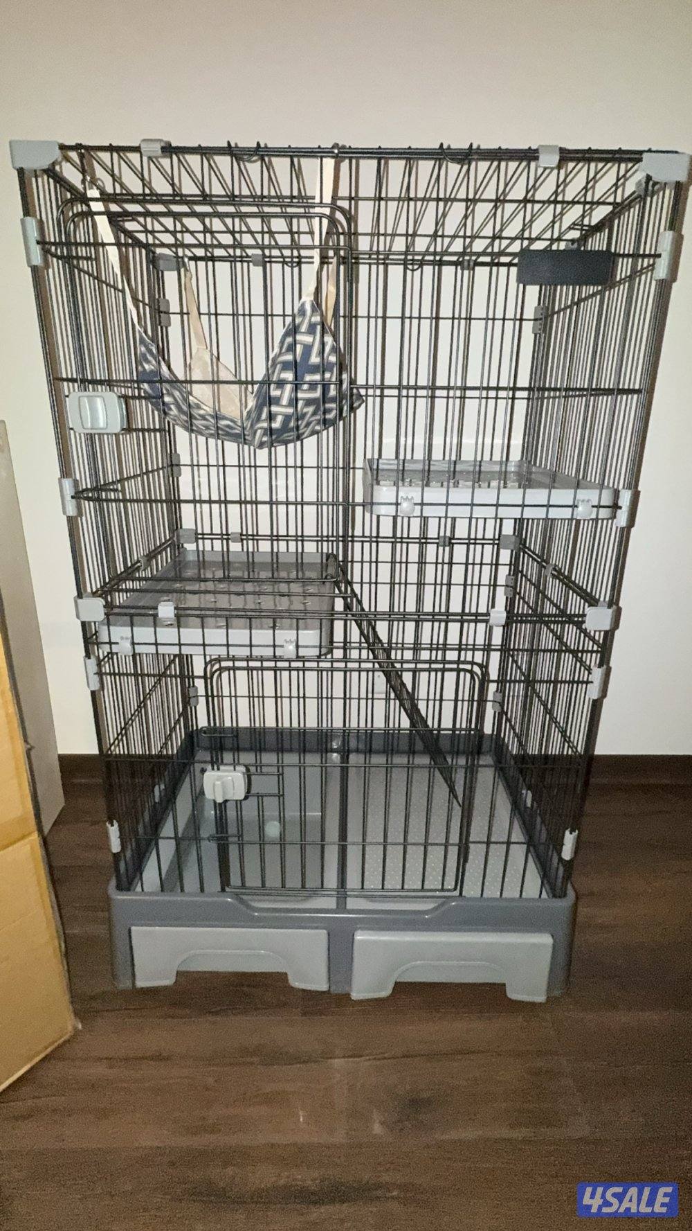 اقفاص ( cages ) قطط و ينفع لحيوانات الشنشلا الاقفاص جديده بالكرتون1