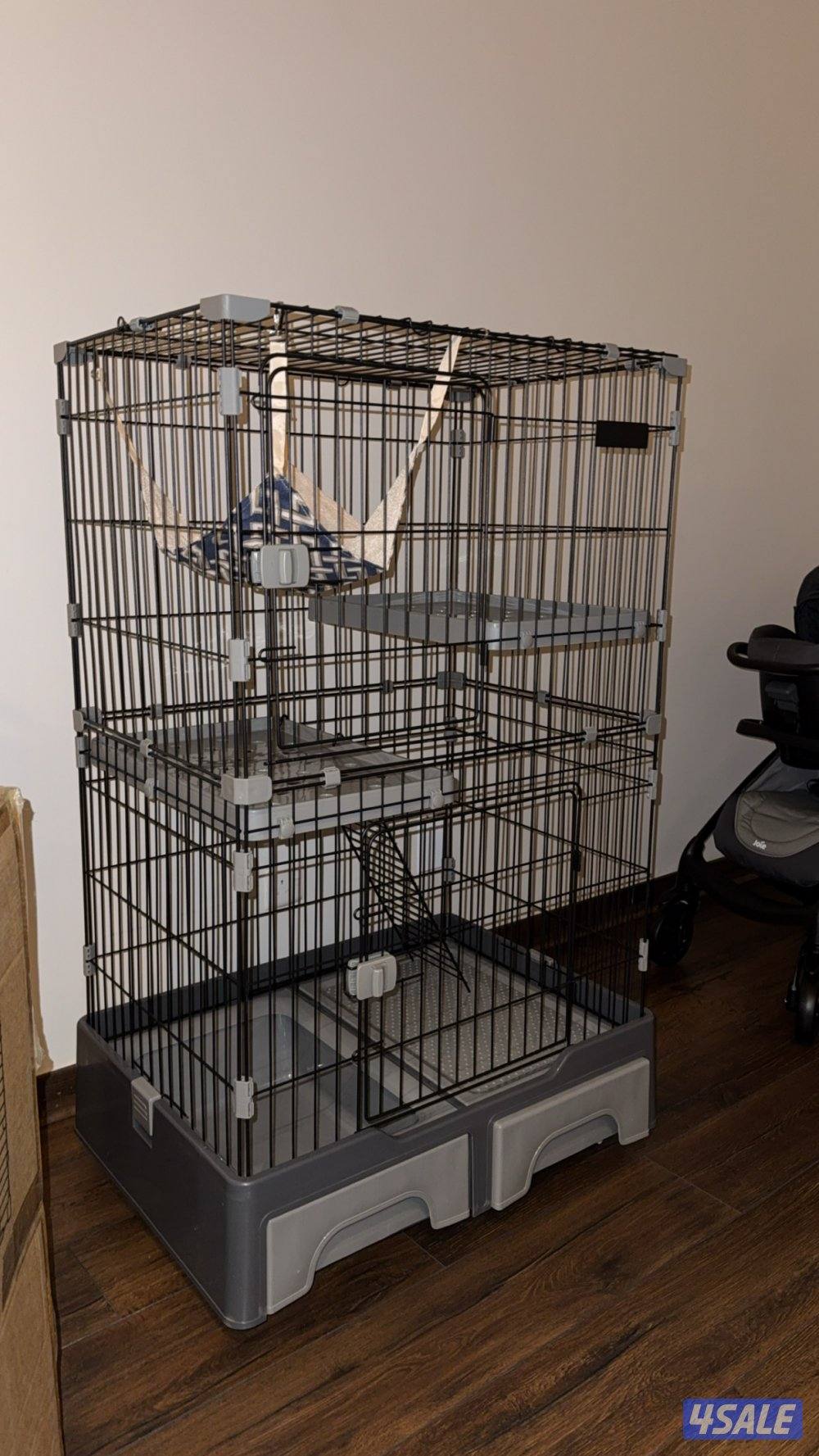 اقفاص ( cages ) قطط و ينفع لحيوانات الشنشلا الاقفاص جديده بالكرتون3