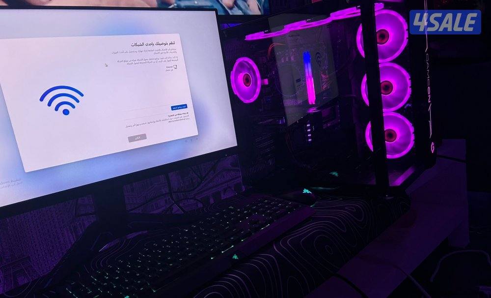 🔥 سيت أب قيمنق كامل للبيع – RTX 4060 + i5 الجيل 12 + شاشة 165Hz �1