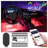 شاحن سيارة HOCO Z17B - 4x USB / 1.5m / أسود4