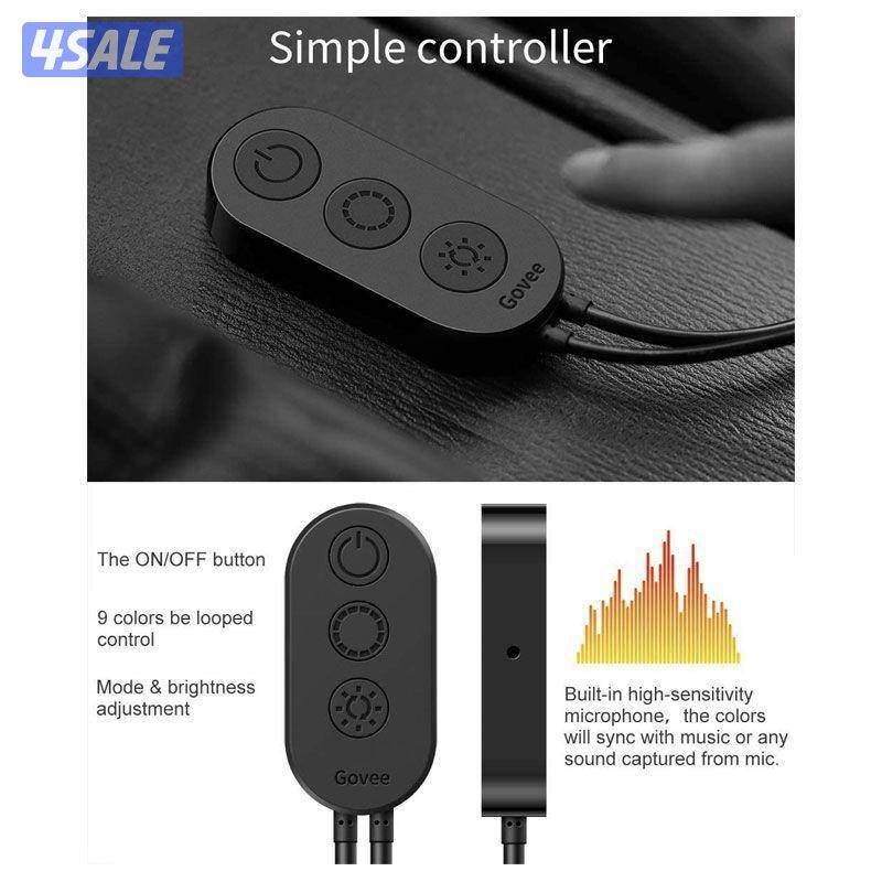 شريط إضاءة LED للسيارة داخلي - LED / متعدد الألوان DIY3