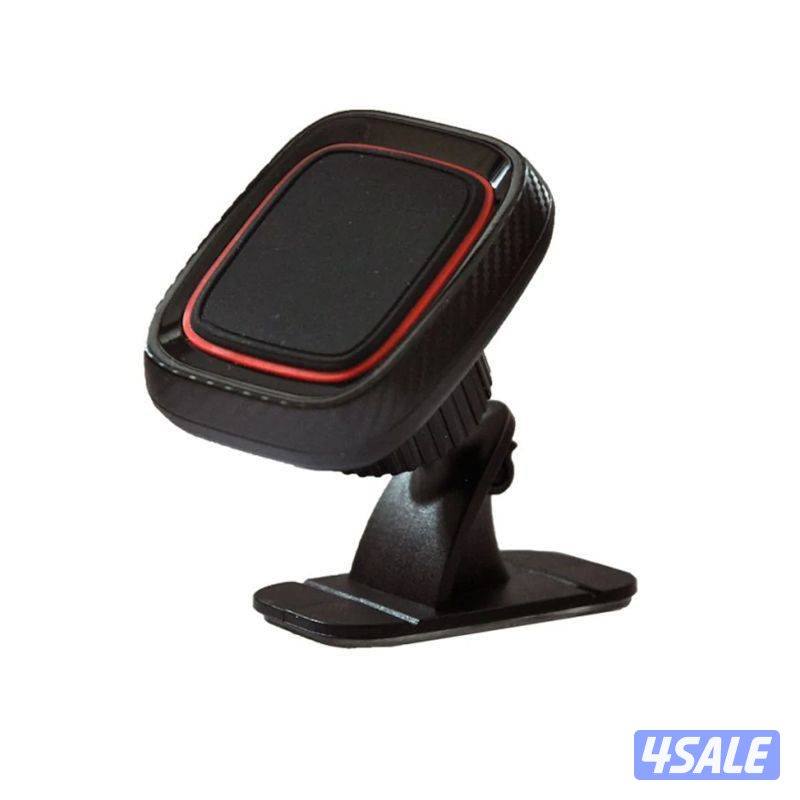 حامل موبايل للسيارة مغناطيسي - حوامل للسيارة / سيليكون / اسود0
