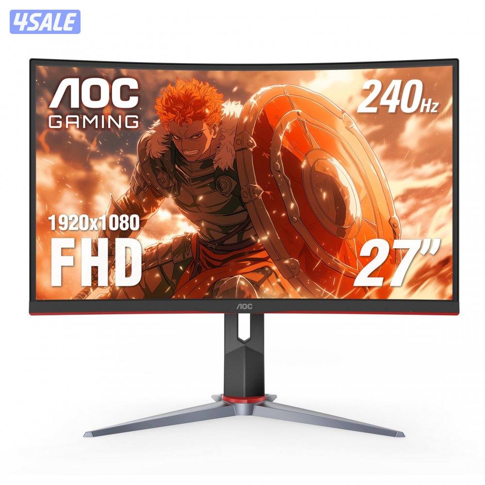 Gaming Monitor FHD 27” 240HZ (AOC) شاشة قيمنق ٢٤٠ فريم ٢٧ إنش0