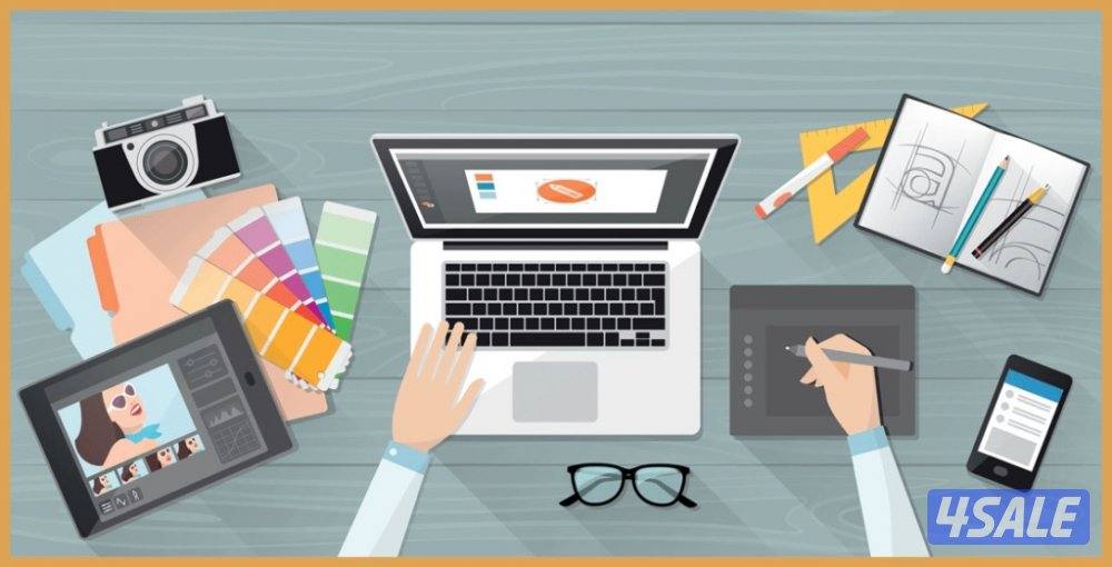 تصميم مواقع وجرافيك ولوقوهات وتطبيقات موبايل2