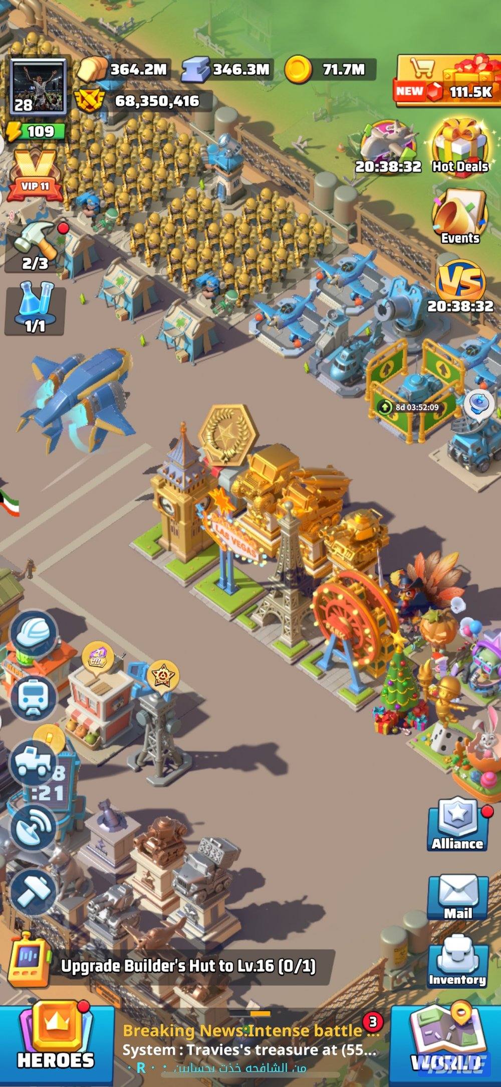 حساب في لعبة Last war3