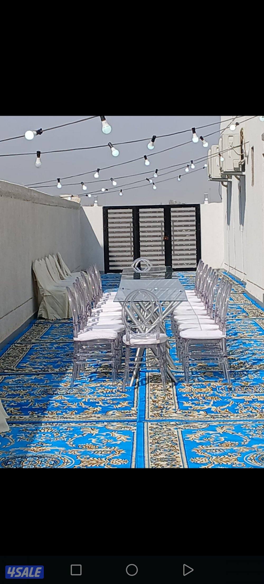 تأجير طولات وكرسي وخيم تسكيره وزينه وبنشات2