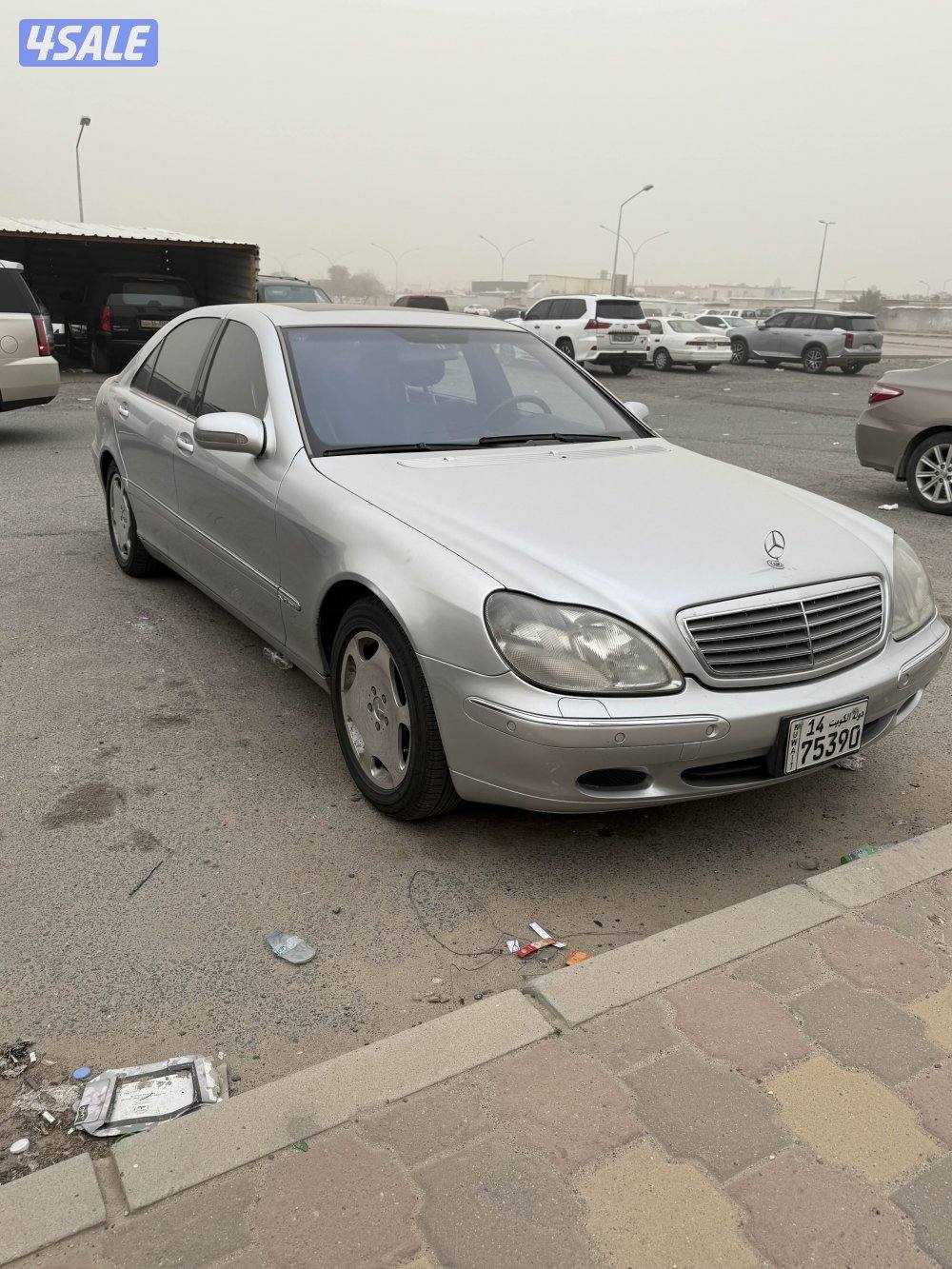 مرسيدس ٢٠٠٢ s600 ١٢ سلندر شرط الفحص1