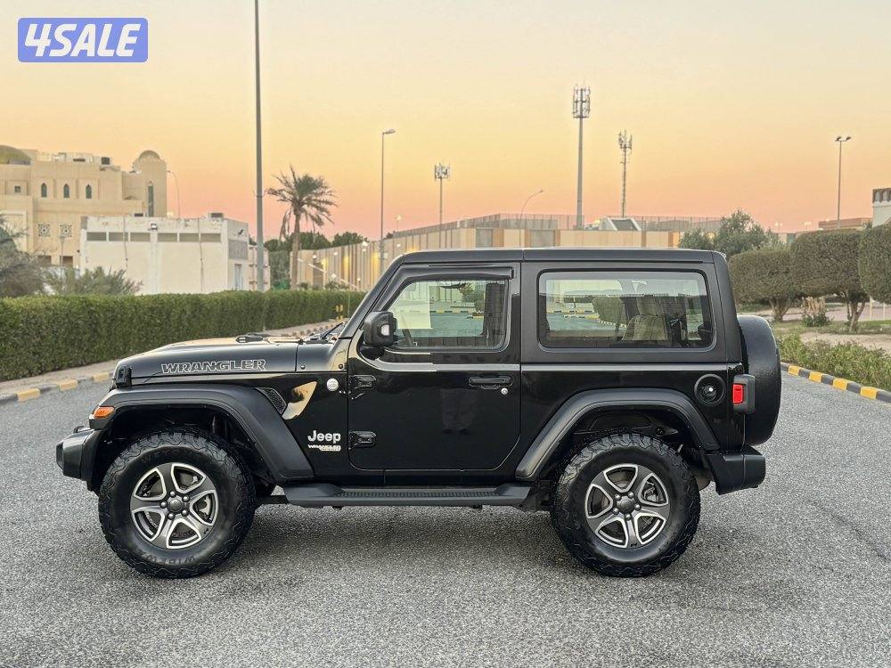جيب رانجلر سبورت موديل 2020 صبغ الوكاله بحاله الوكاله8