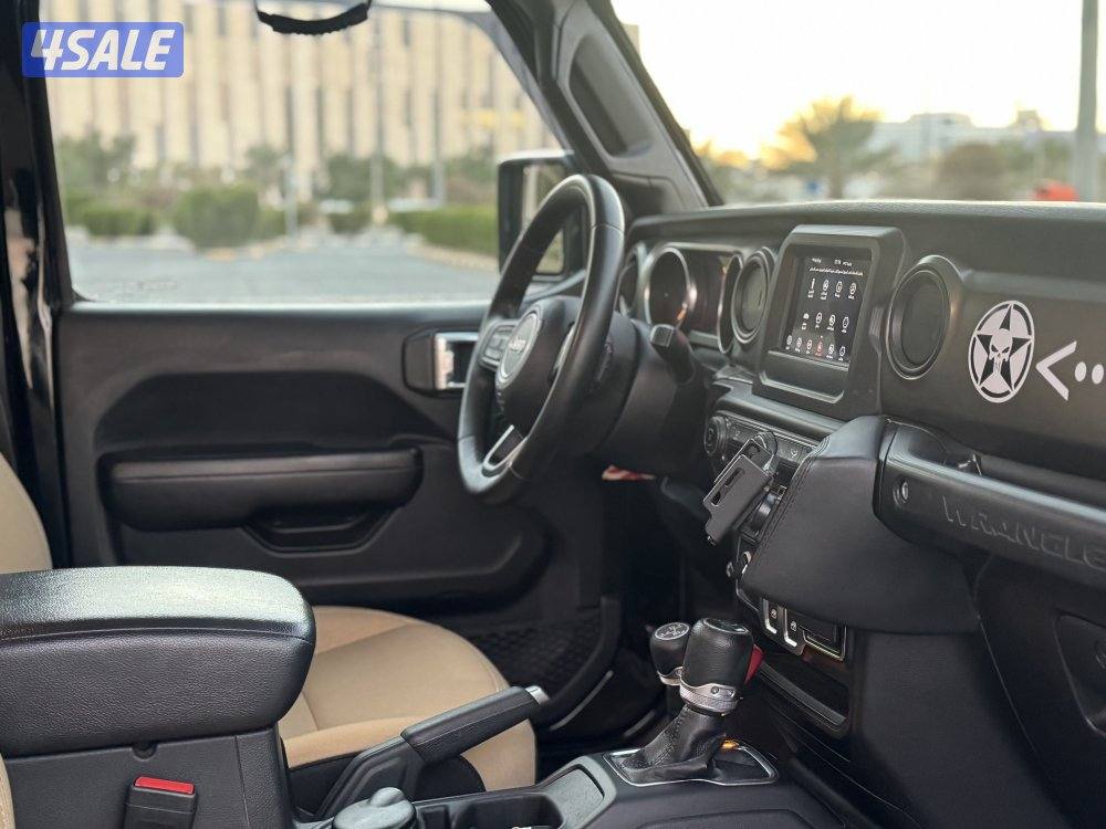 جيب رانجلر سبورت موديل 2020 صبغ الوكاله بحاله الوكاله11