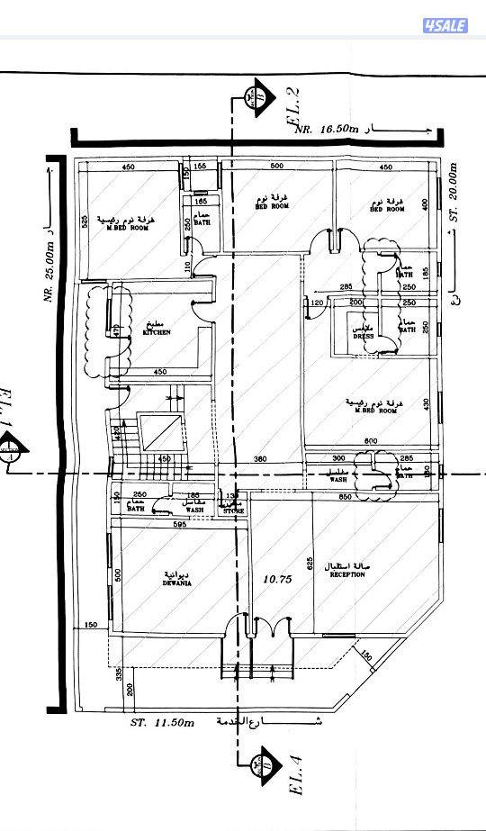 للبيع قسيمة في جابر الاحمد ق٢ زاوية دورين0