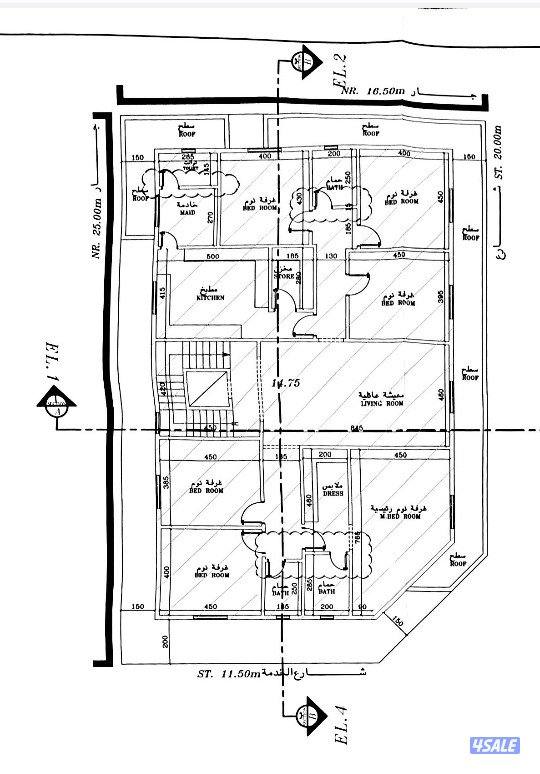 للبيع قسيمة في جابر الاحمد ق٢ زاوية دورين1