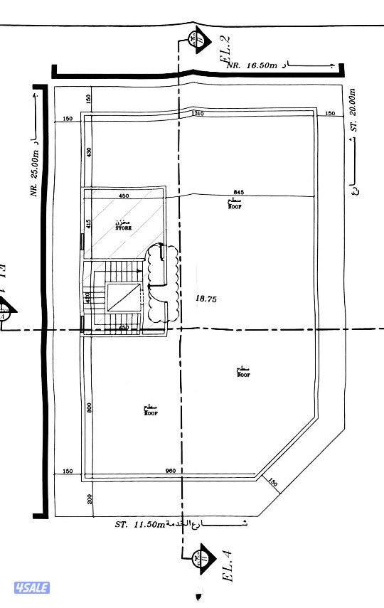 للبيع قسيمة في جابر الاحمد ق٢ زاوية دورين2
