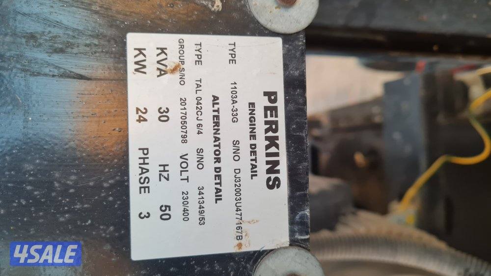 للبيع مكينة ديزل كبيره بيركنز ٢٤ كيلو واط.. ٣٠ kva4