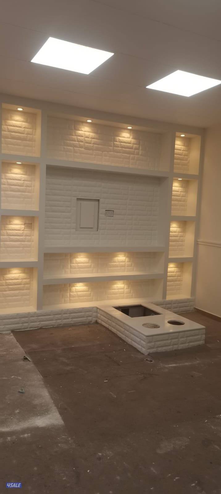 جبسون بورد بارديشن ديكور جبس باب خشب2