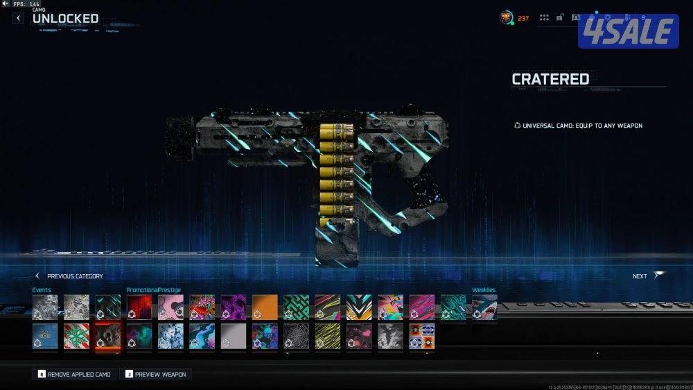 حساب بلاك اوبس 7 لفل ماستر 237 في الوان1