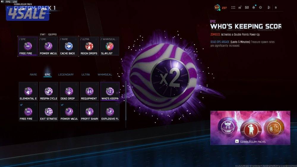 حساب بلاك اوبس 7 لفل ماستر 237 في الوان8