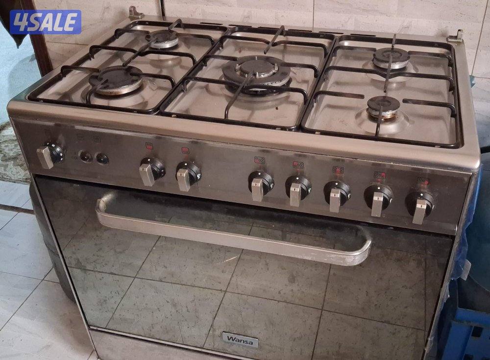 5 burner gas stove oven0