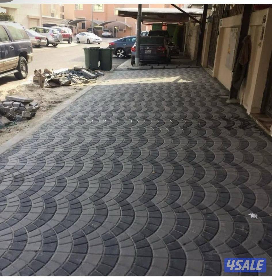 معلم بلاط متداخل وكربستون وكاشي  ومصفت سيارات وترميمات0