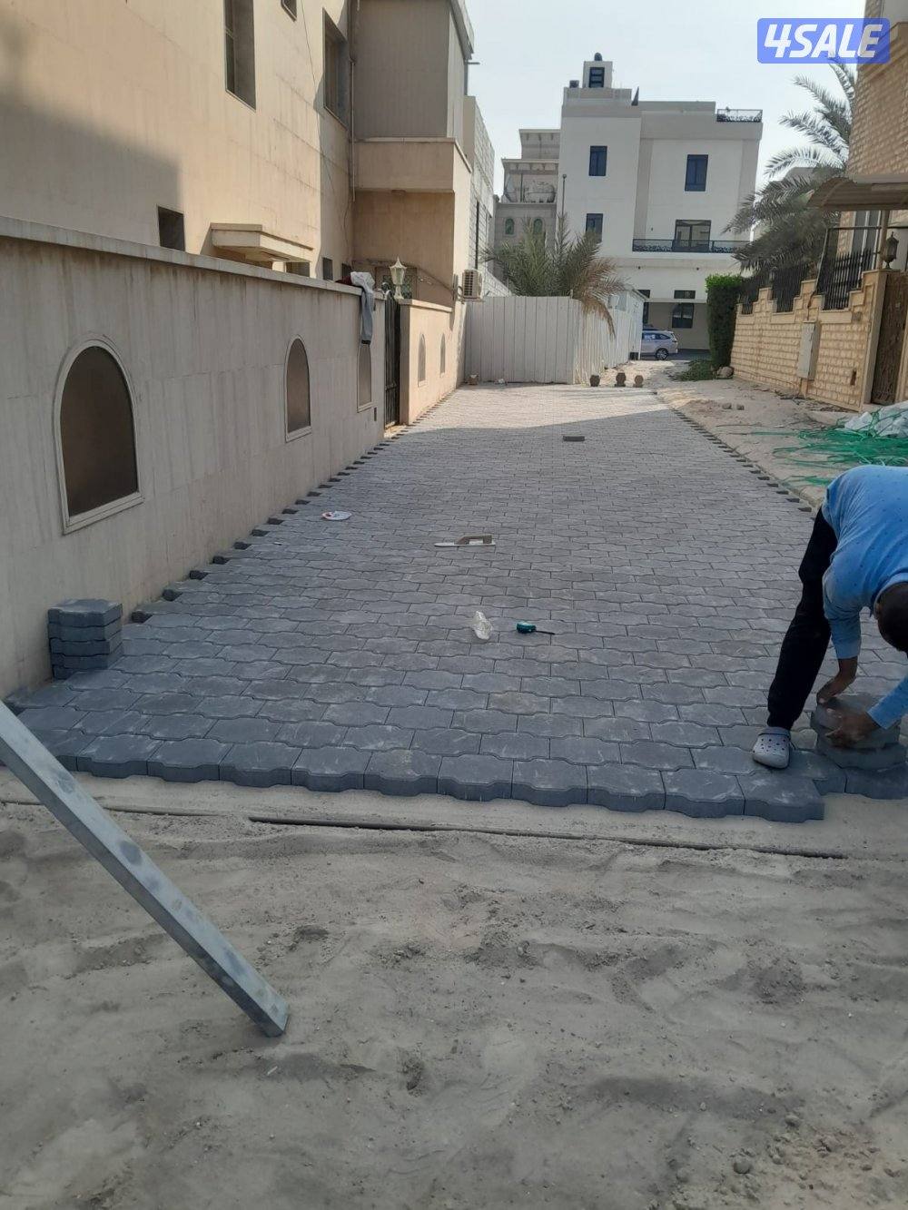 معلم بلاط متداخل وكربستون وكاشي  ومصفت سيارات وترميمات6