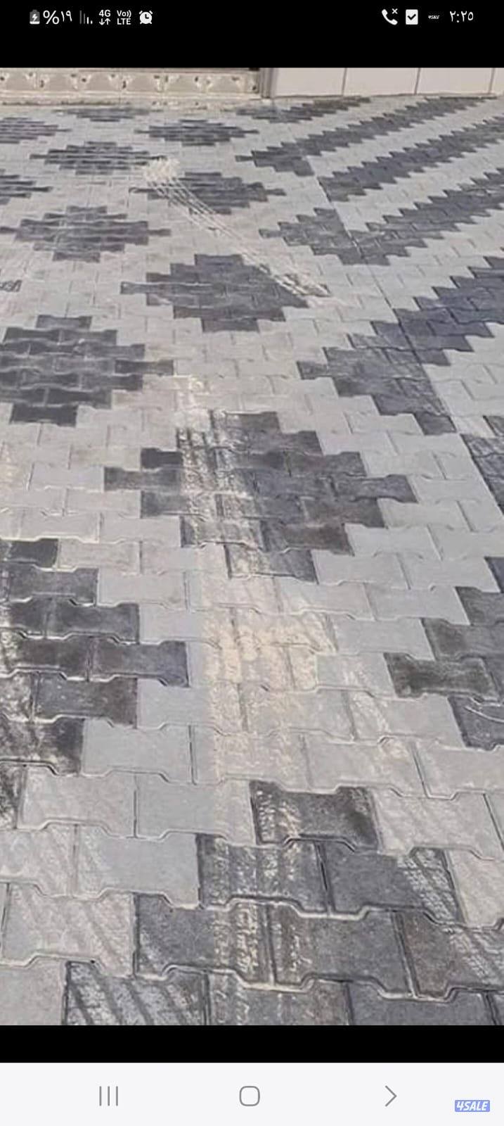 معلم بلاط متداخل وكربستون وكاشي  ومصفت سيارات وترميمات5