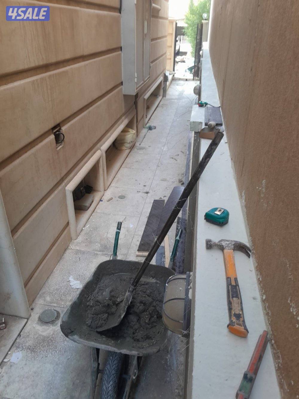 معلم بلاط متداخل وكربستون وكاشي  ومصفت سيارات وترميمات9