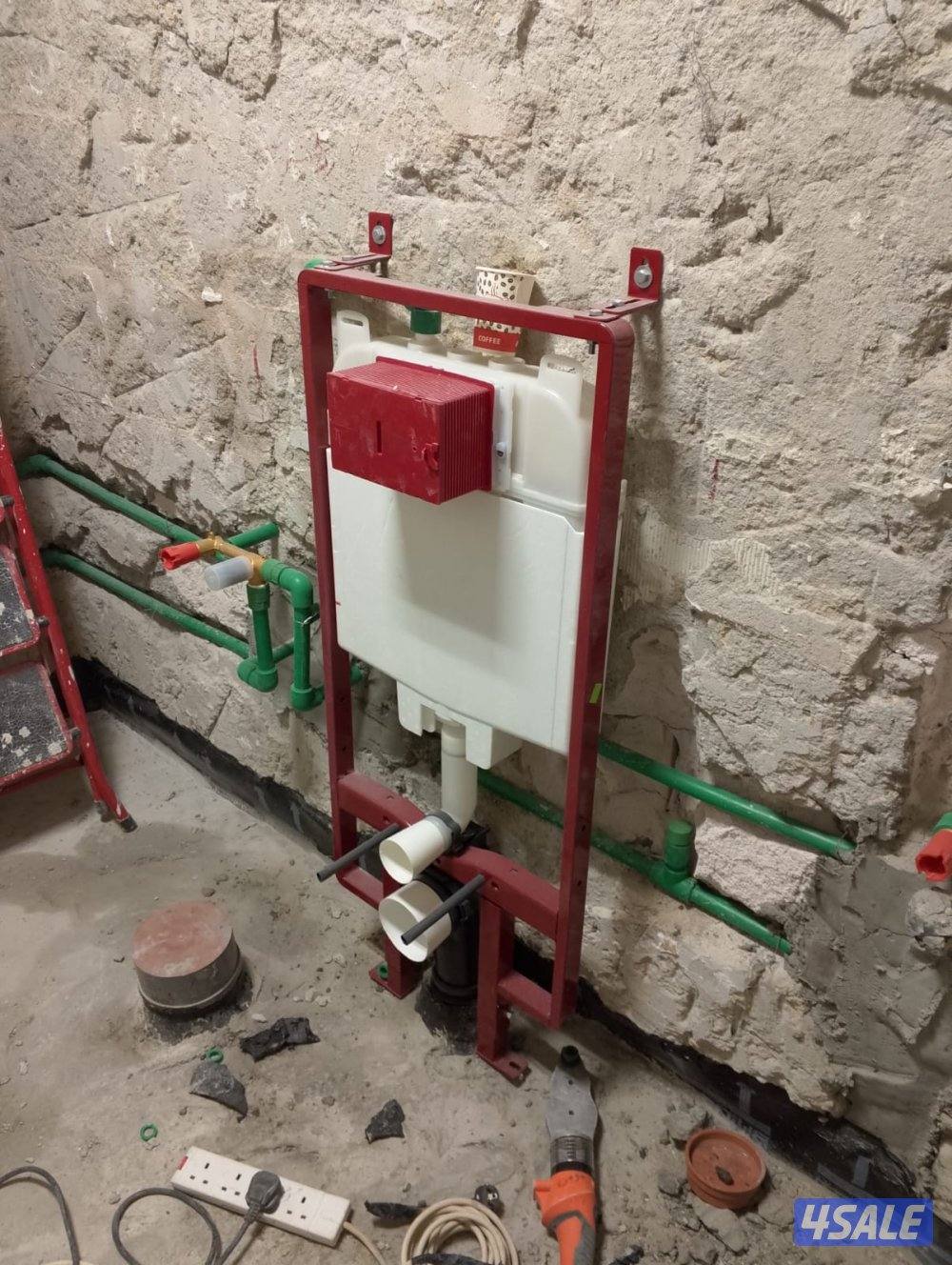 فني صحي تكسير وتمديد الحمامات والمطابخ12