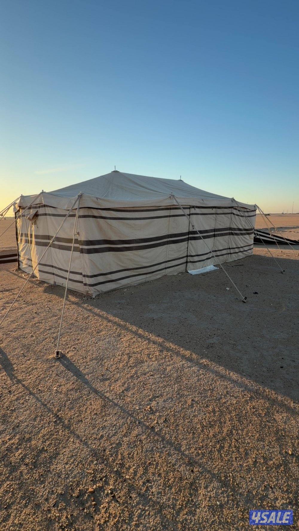 للبيع خيمه شعر ابيض عمودين  شرع  للبيع خيمه باكستانيه عمود واحد جملون0