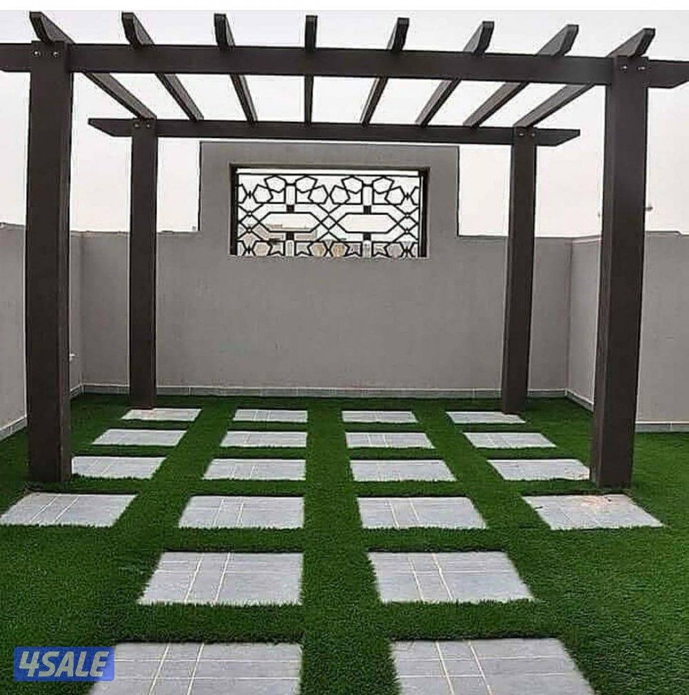 تنسيق حدائق حداد سياج تركي ثيل صناعي6