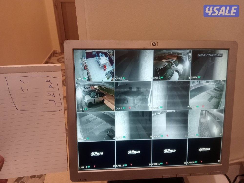 تركيب وصيانة جميع انواع كاميرات المراقبة والانتركم والستالايت المركزى6