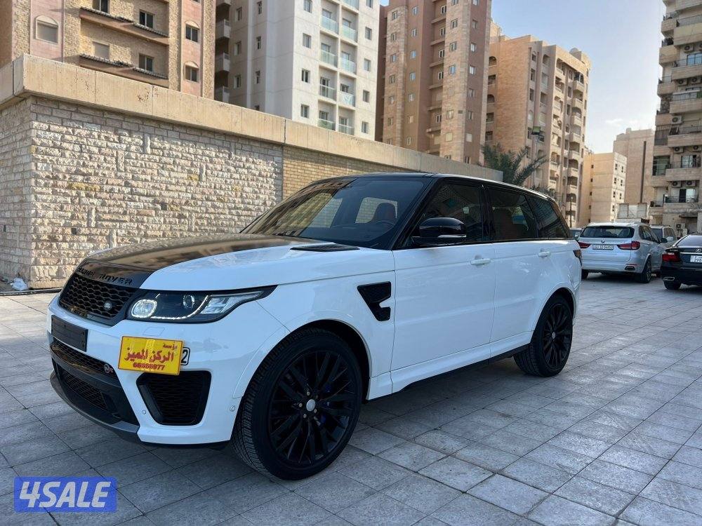 رنج روفر 2017 SVR بحالة الوكاله صبغ الوكاله شرط الفحص بالكامل0