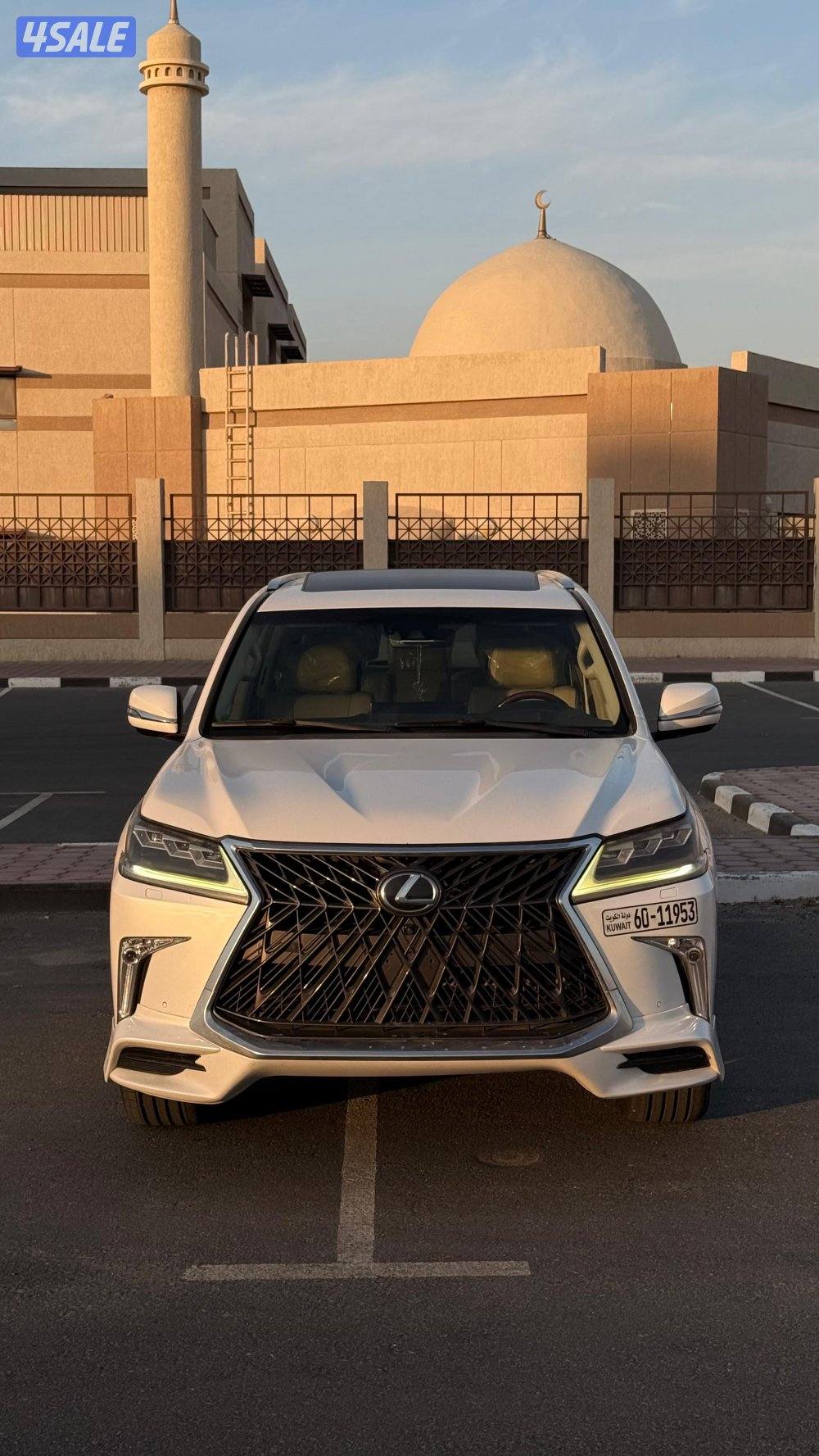 لكزس lx. 2016  صبغ وكالة شرط الفحص ماشي١٥٨1