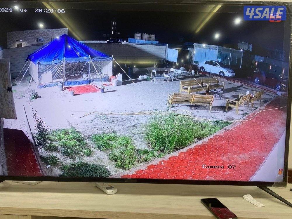 عرض ٤ كاميرات ٥ ميجا بيكسل شامل التركيب مع شاشه هديه4