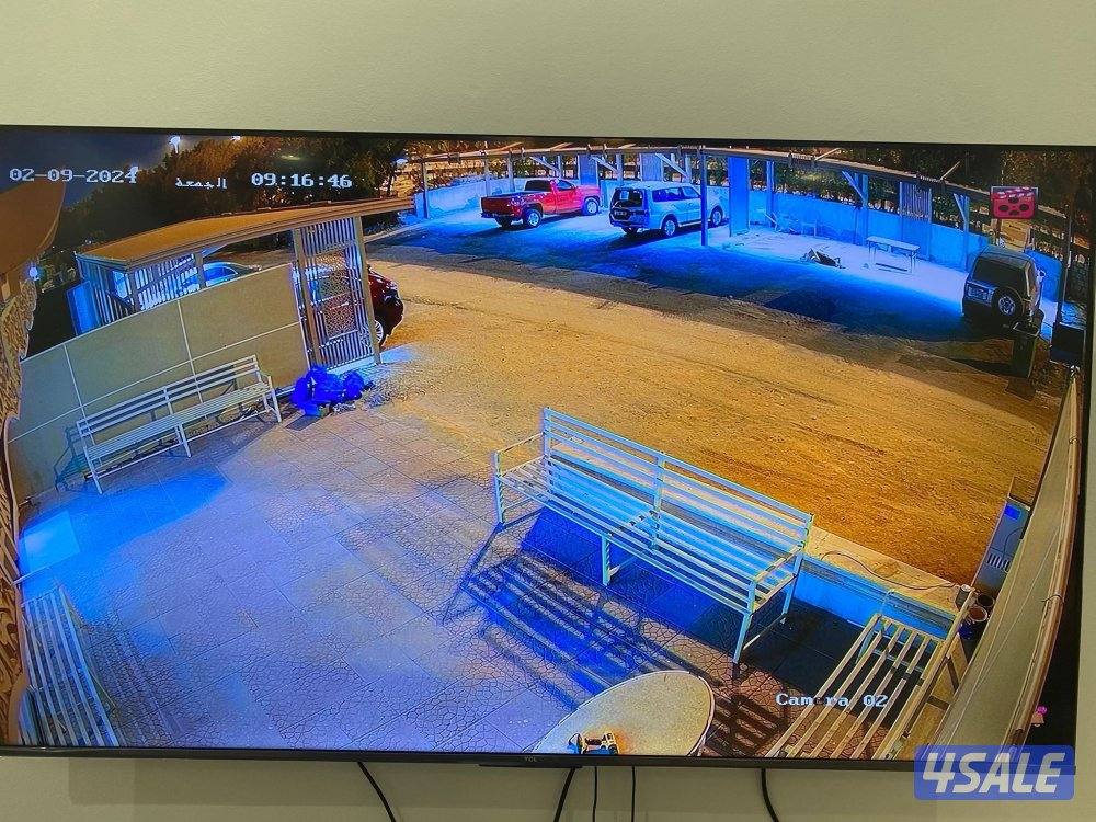 عرض ٤ كاميرات ٥ ميجا بيكسل شامل التركيب مع شاشه هديه5