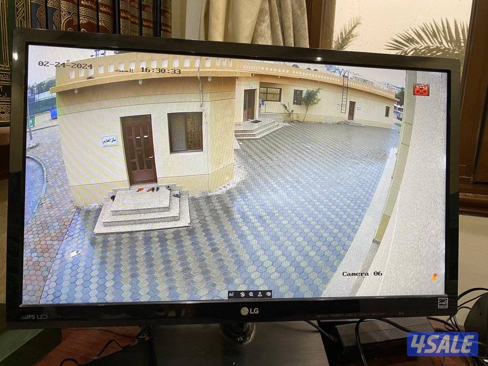 عرض ٤ كاميرات ٥ ميجا بيكسل شامل التركيب مع شاشه هديه6