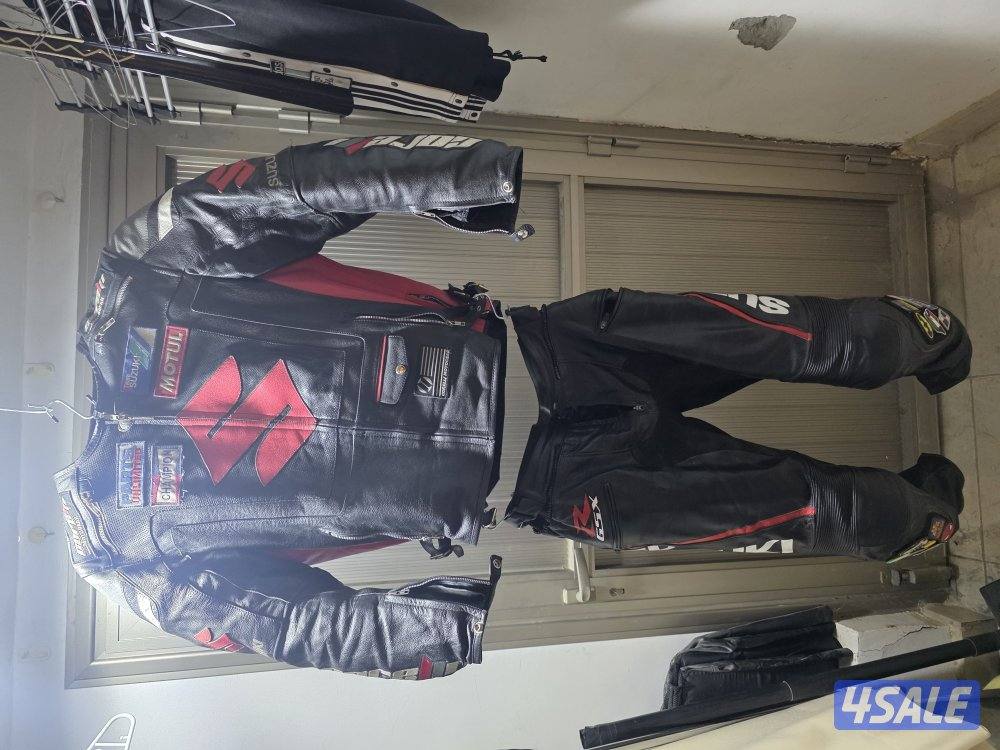 جاكيت + بنطلون جلد اصلي1