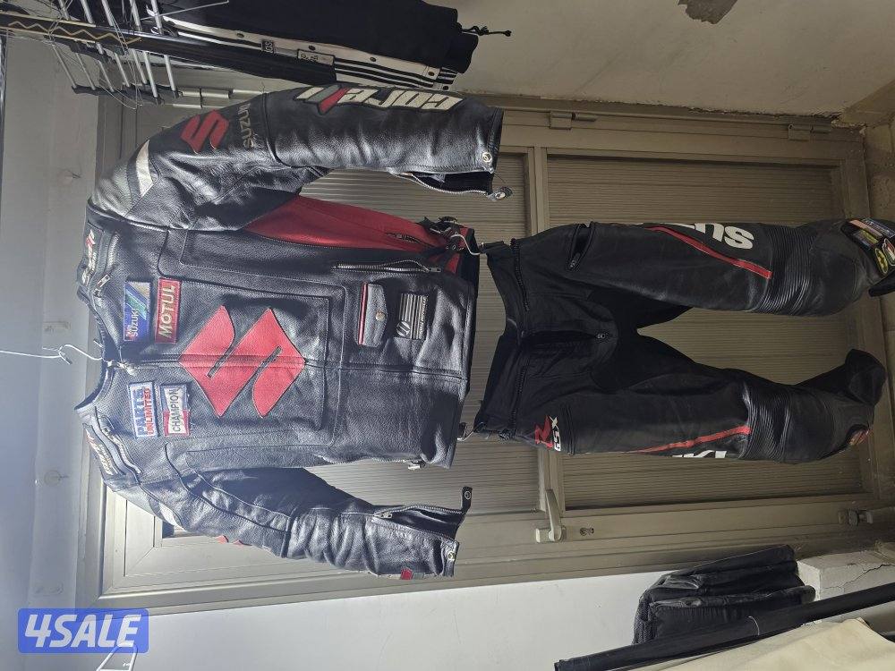 جاكيت + بنطلون جلد اصلي2