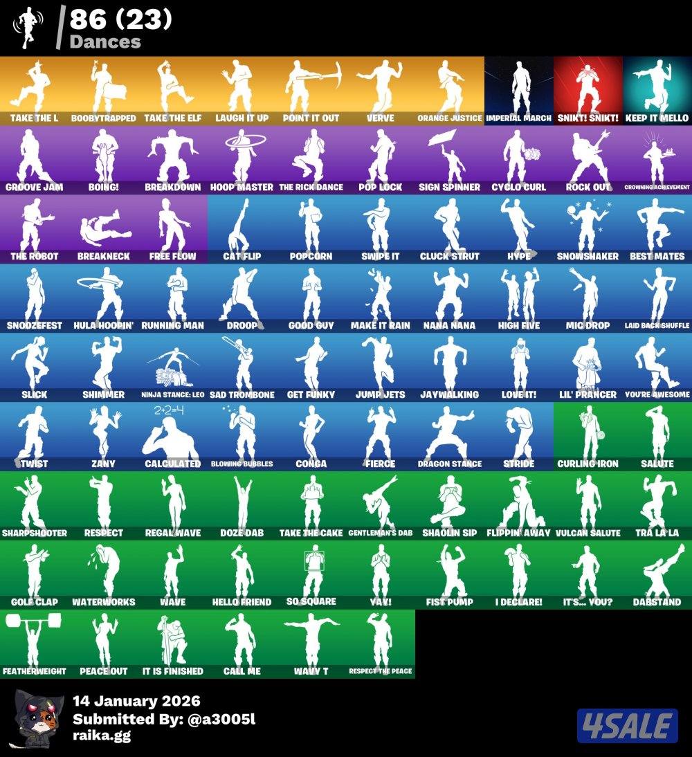 حساب فورتنايت سيزون ٣ كامل فيه فوق ال ٢٠٠٠ فيبوكس وفيه سكنين نادرين0